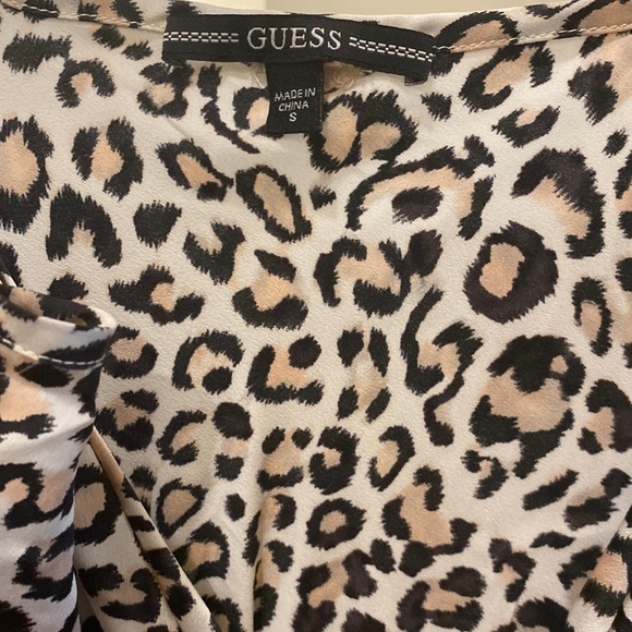 Guess Akilina Midi Slip Dress Animal Print Size S - Picture 10 of 11